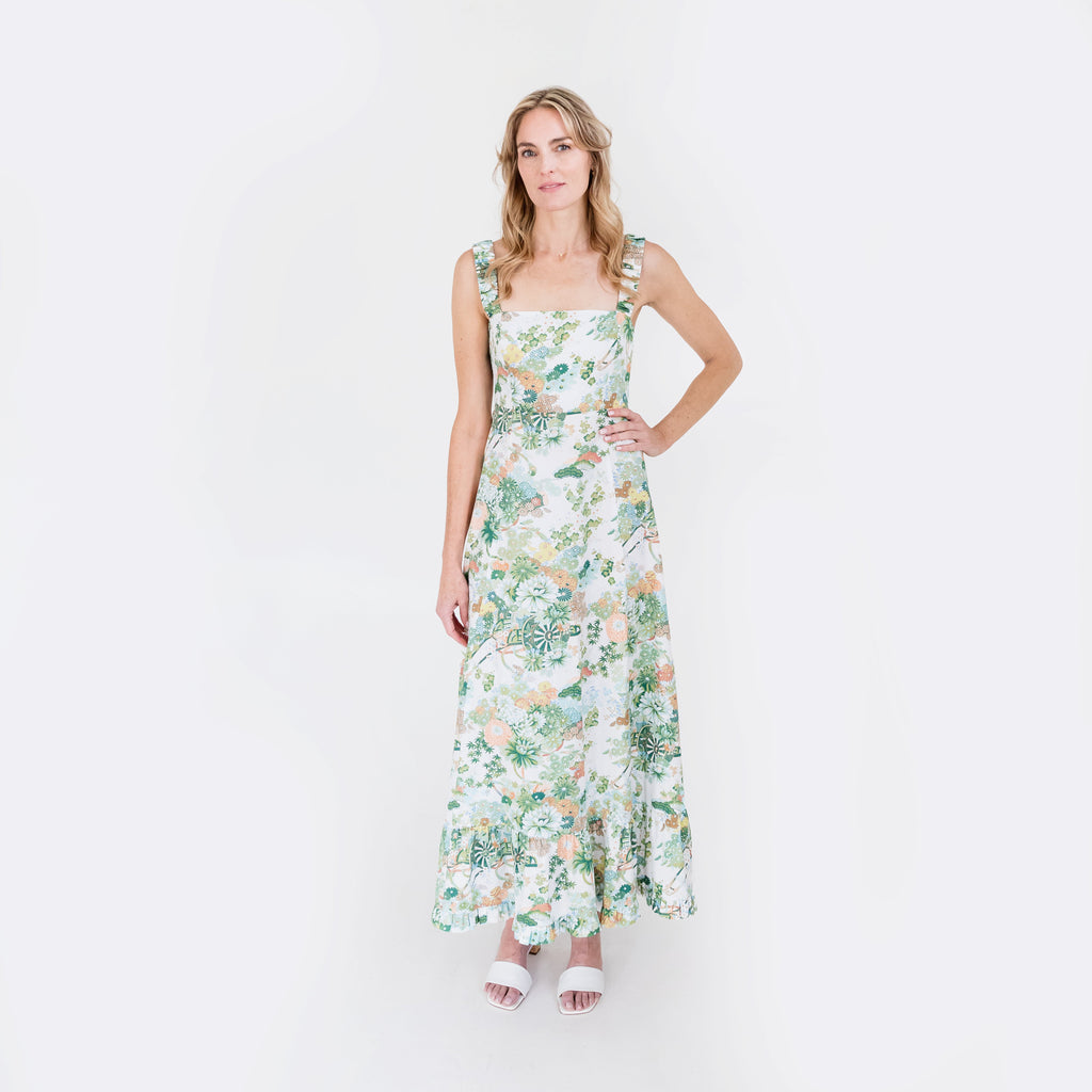 MASON'S DAUGHTER | Maxi Dress, Spring Chinoiserie