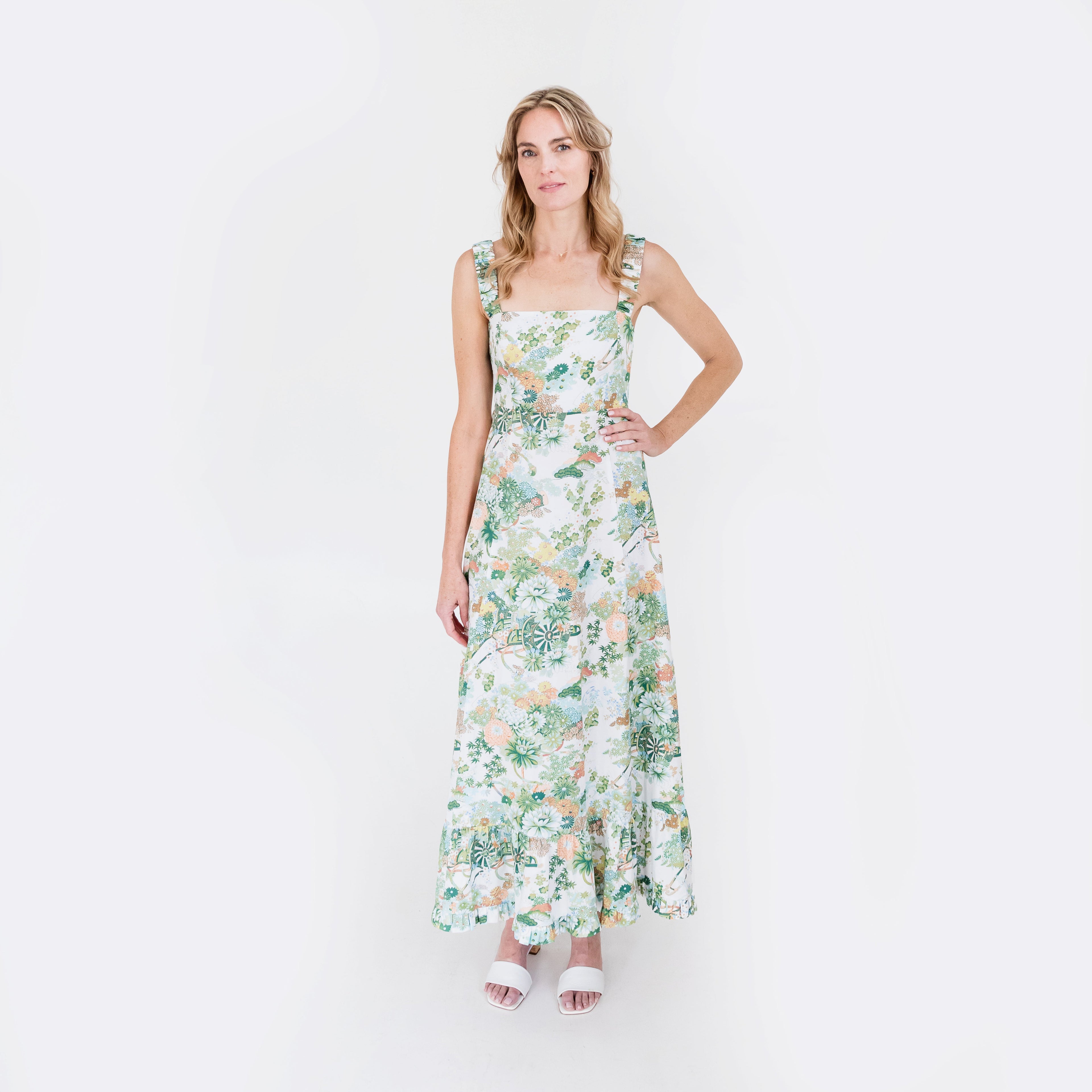 MASON'S DAUGHTER | Maxi Dress, Spring Chinoiserie