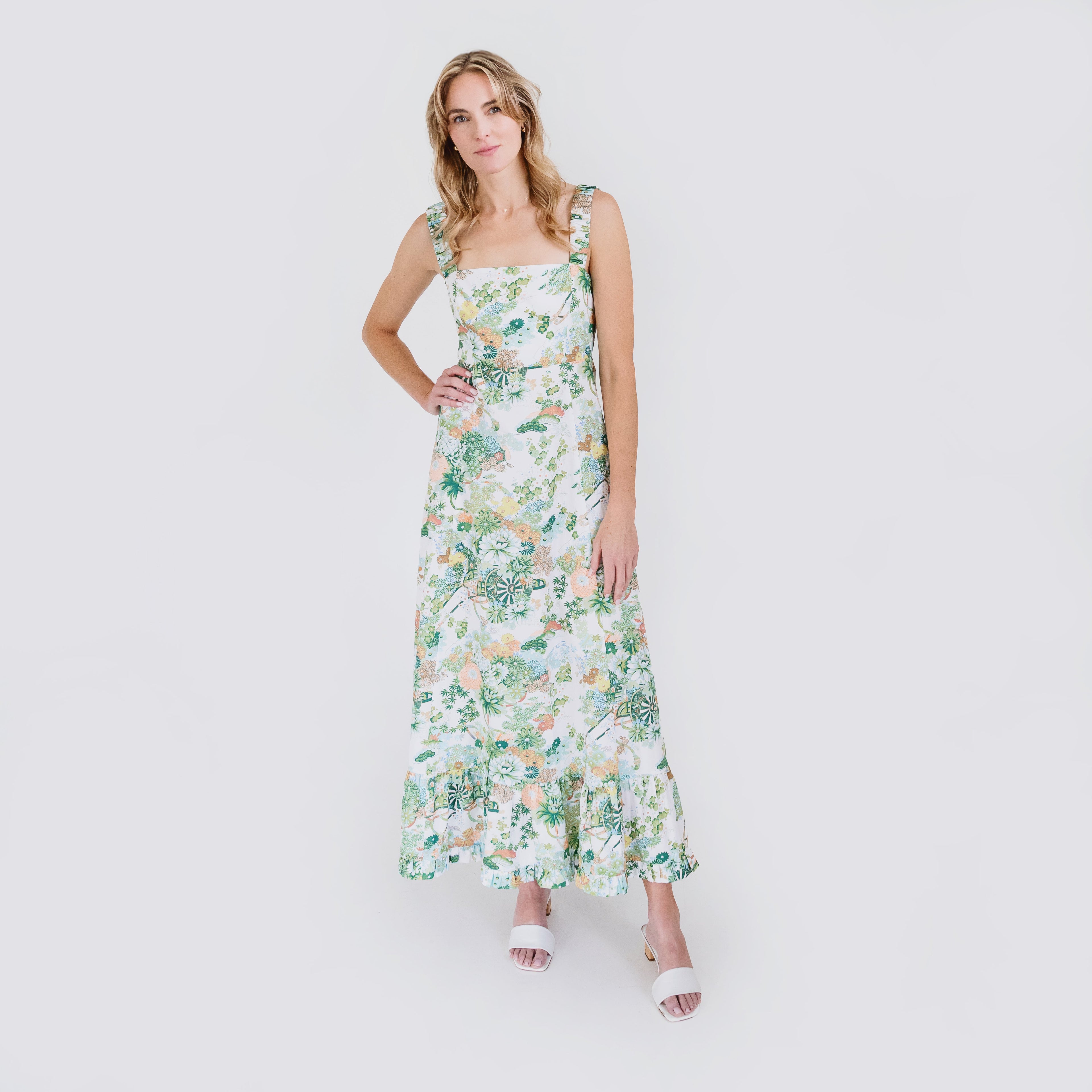 MASON'S DAUGHTER | Maxi Dress, Spring Chinoiserie