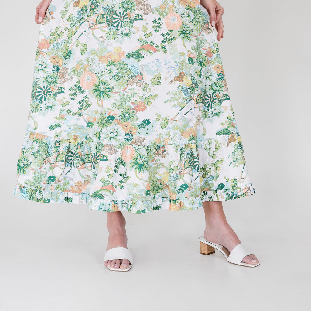 MASON'S DAUGHTER | Maxi Dress, Spring Chinoiserie