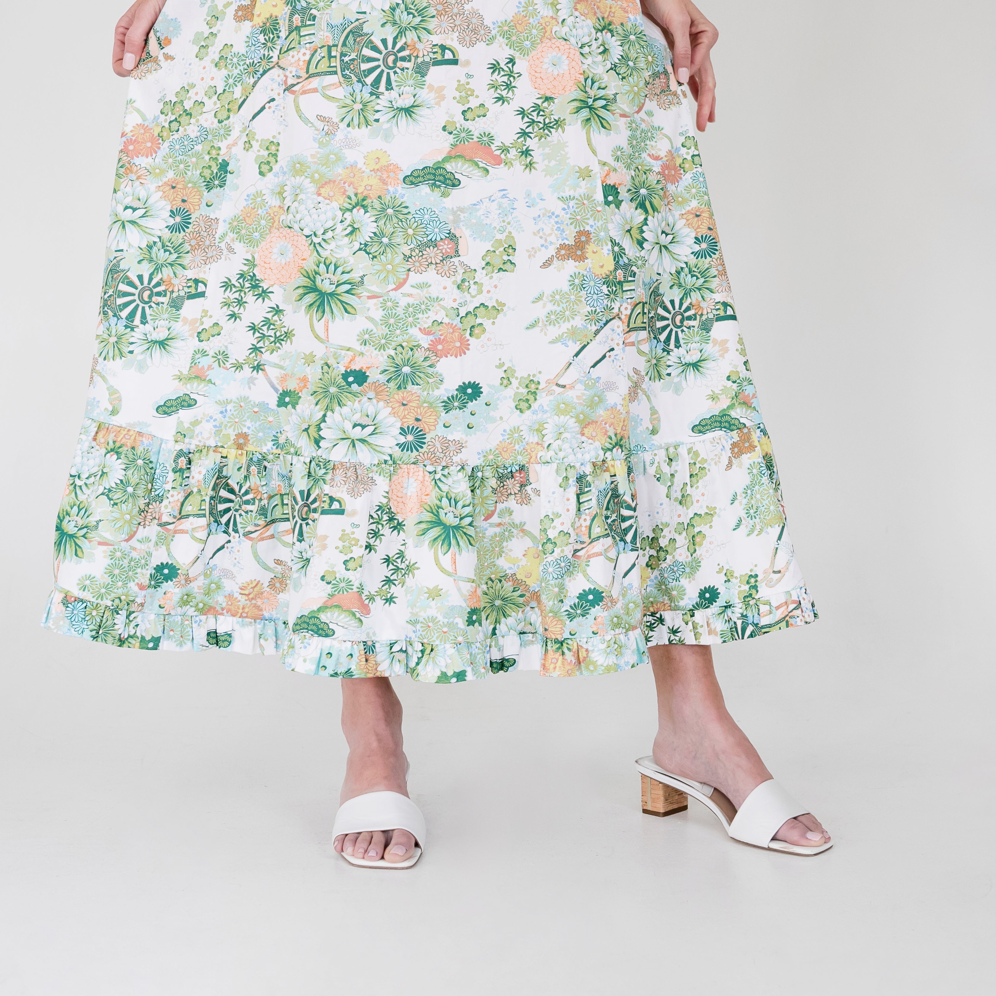 MASON'S DAUGHTER | Maxi Dress, Spring Chinoiserie