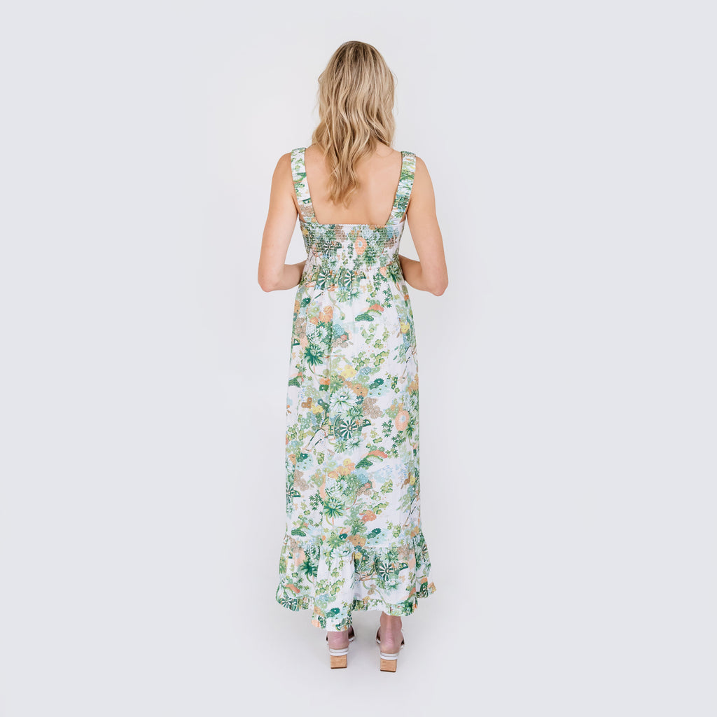 MASON'S DAUGHTER | Maxi Dress, Spring Chinoiserie