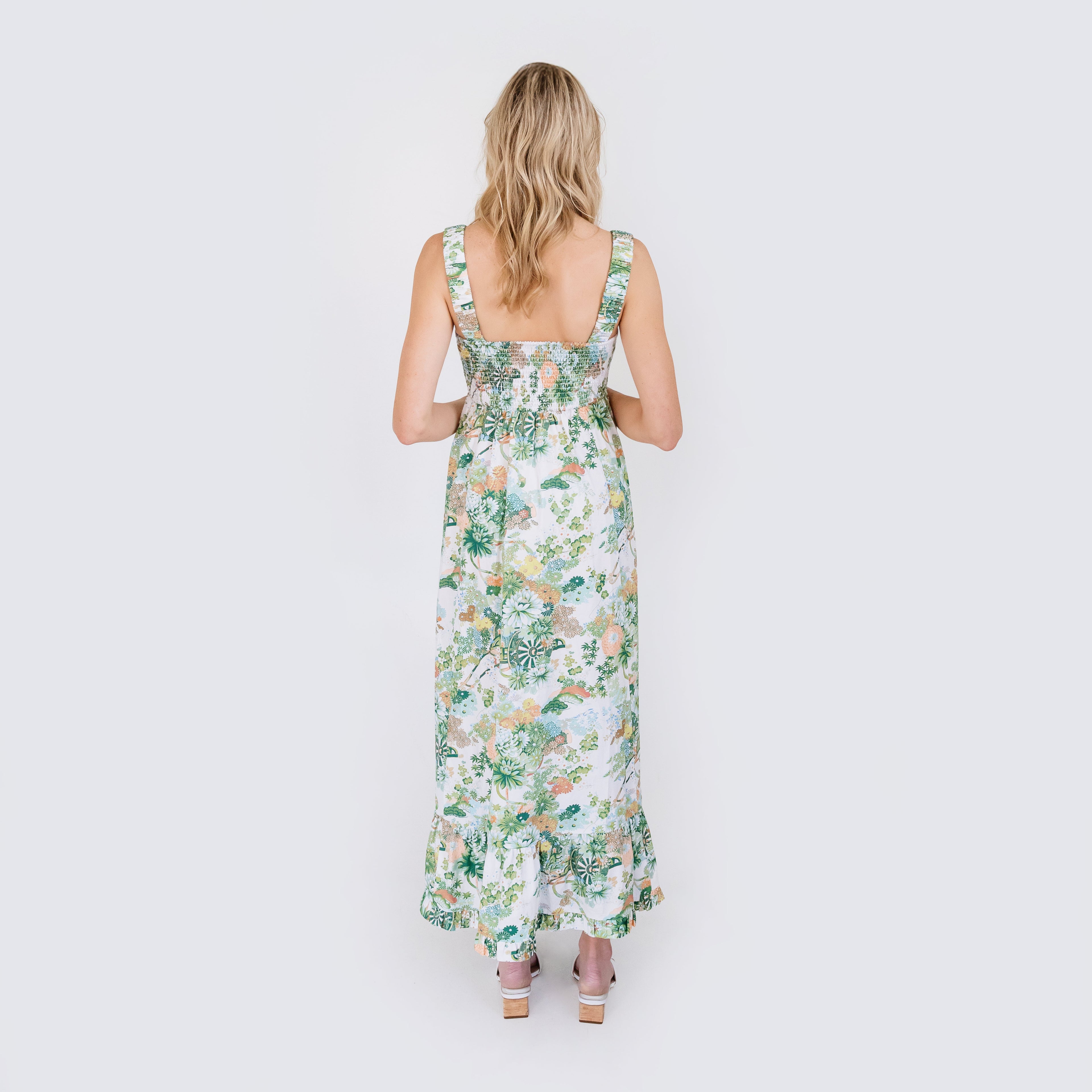 MASON'S DAUGHTER | Maxi Dress, Spring Chinoiserie