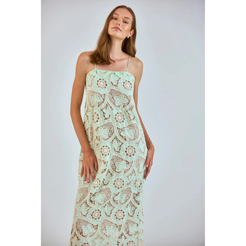 HUNTER BELL Carrie Dress, Lagoon Lace