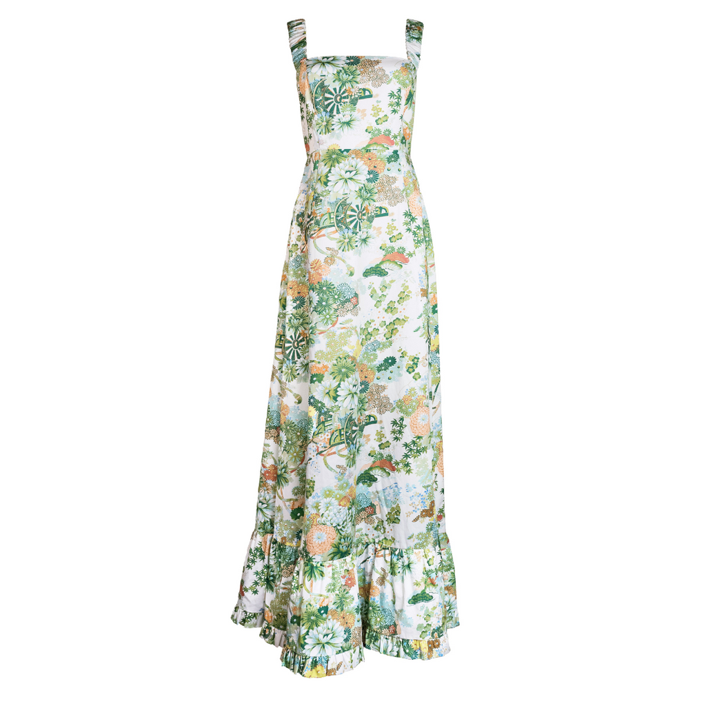 MASON'S DAUGHTER | Maxi Dress, Spring Chinoiserie