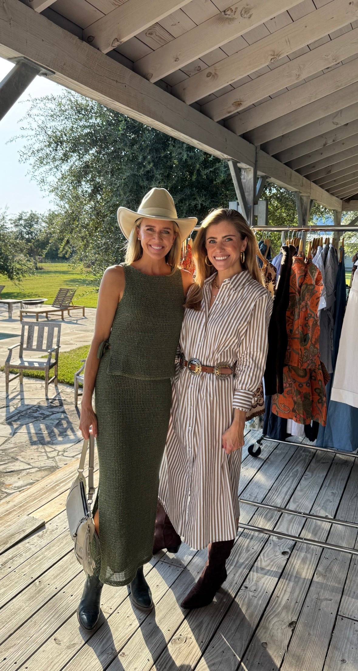 MASON'S DAUGHTER | Sutton Shirtdress, Camel and White Striped