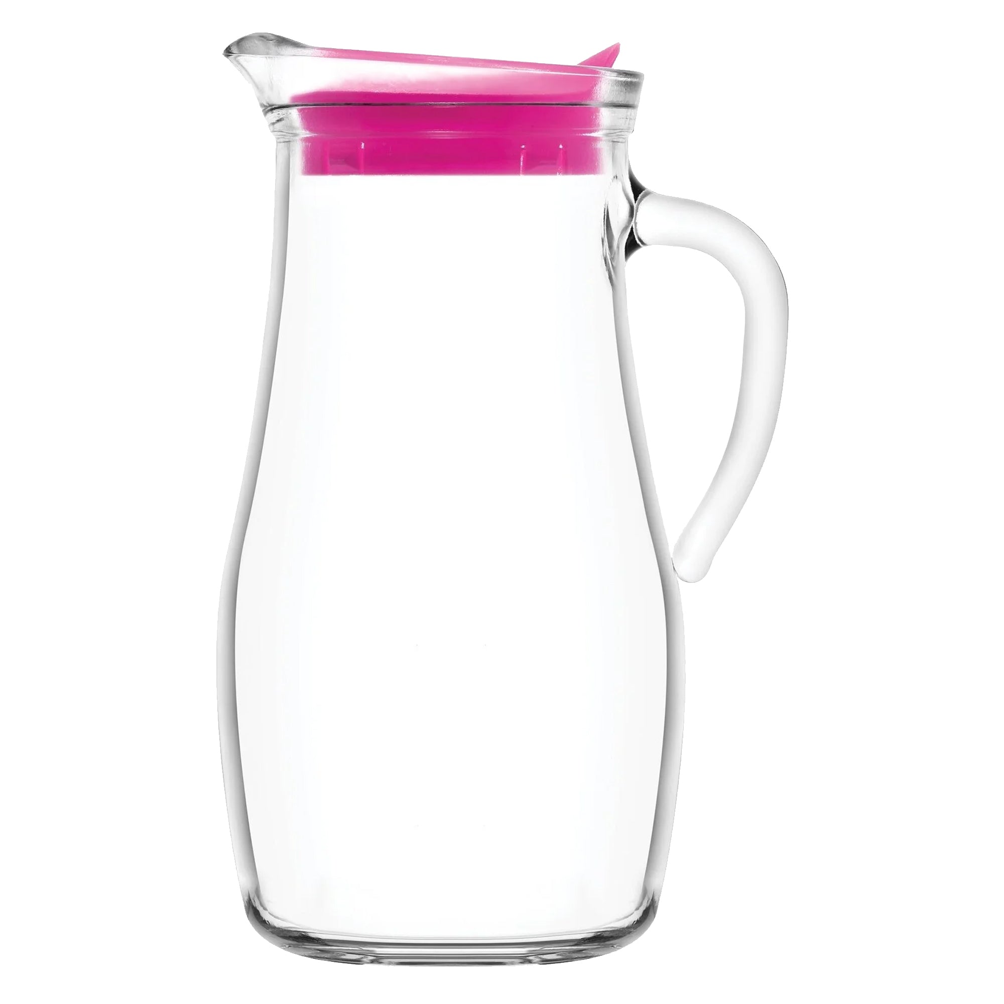 1.8L Misket Glass Water Jug with Silicone Lid