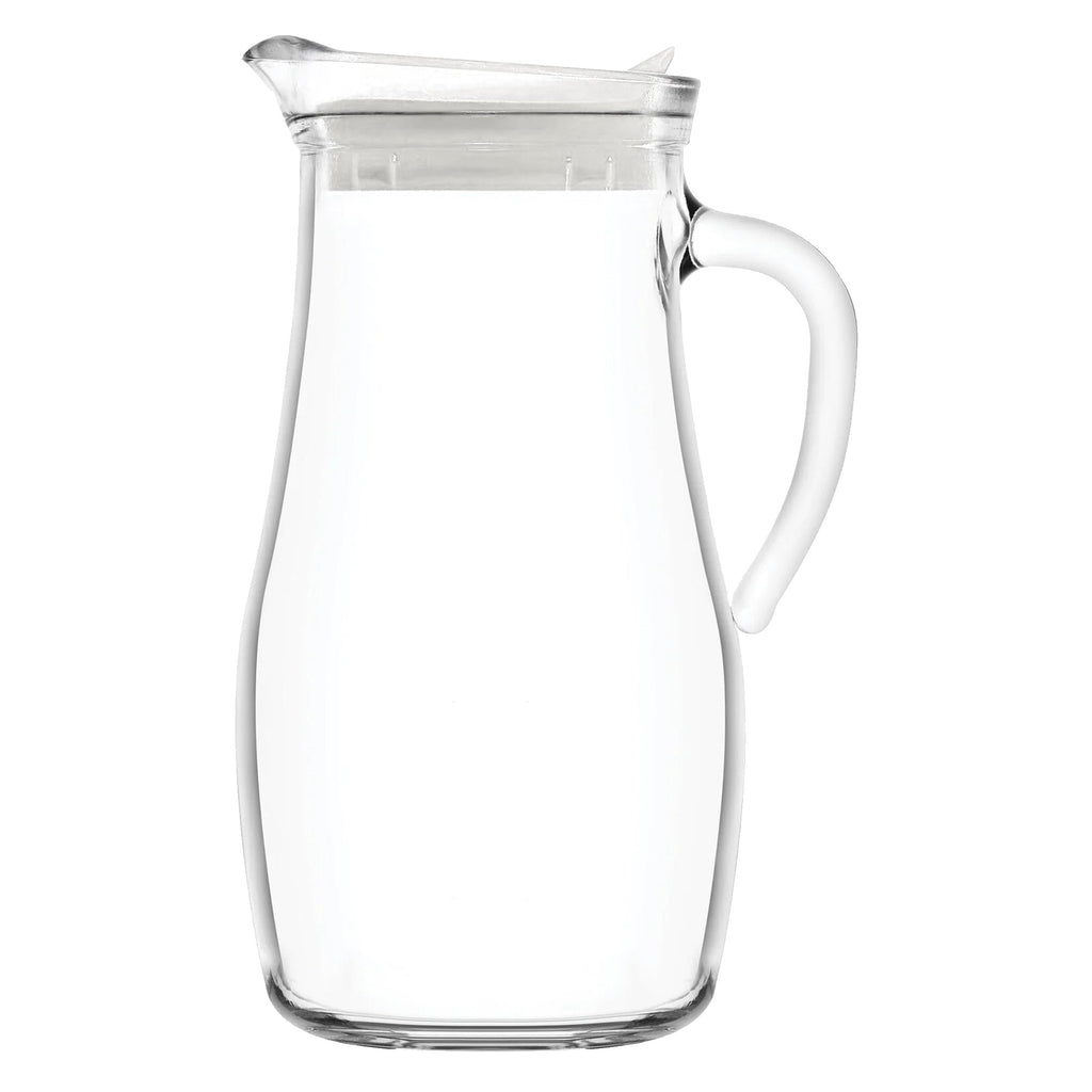 1.8L Misket Glass Water Jug with Silicone Lid