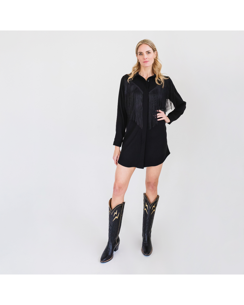 MASON by MASON'S DAUGHTER Dolly Western Fringe Dress