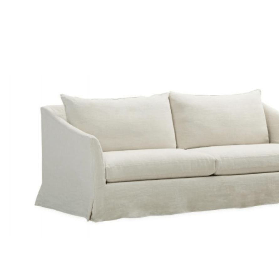 Belgian Slope Arm Slipcovered Sofa