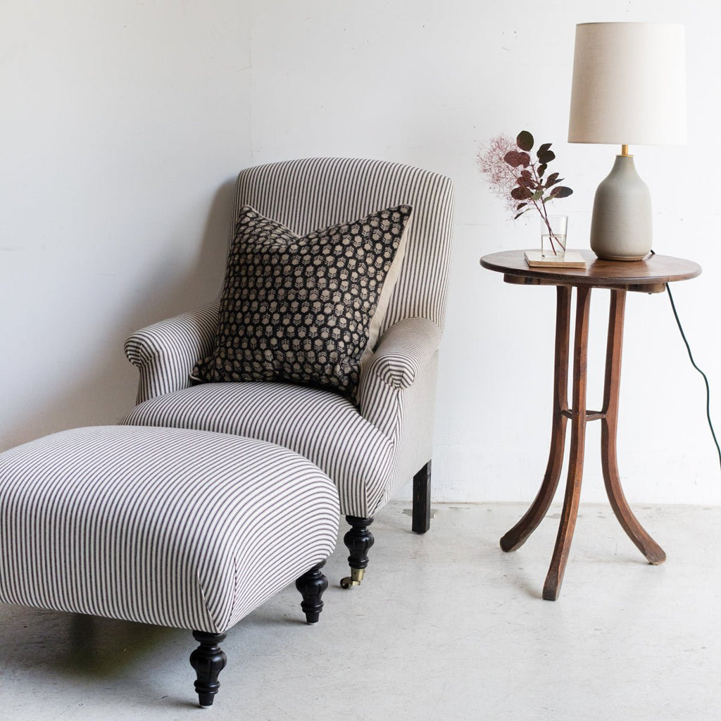 Bellecour Arm Chair and Ottoman