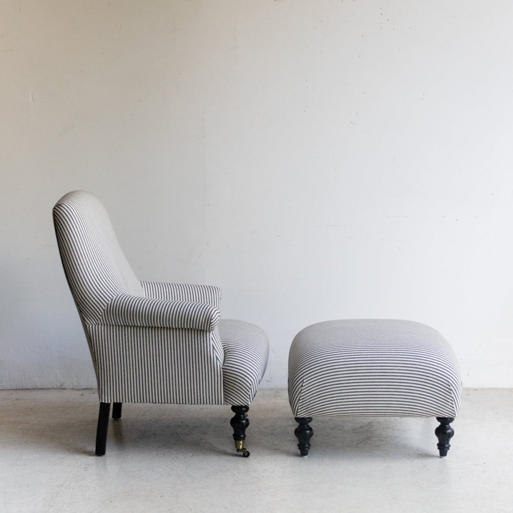 Bellecour Arm Chair and Ottoman