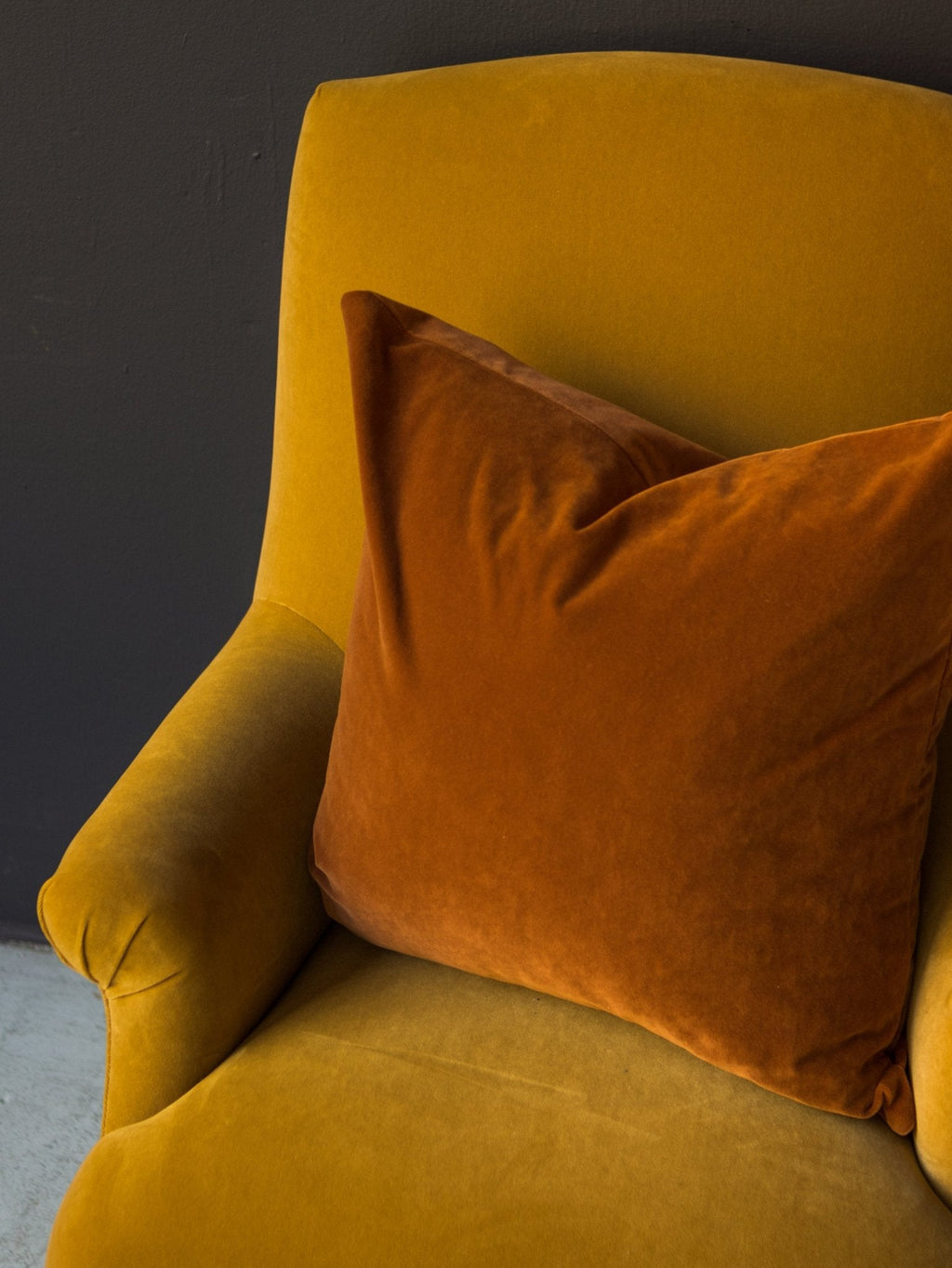 Bellecour Arm Chair | Emile Velvet Caramel