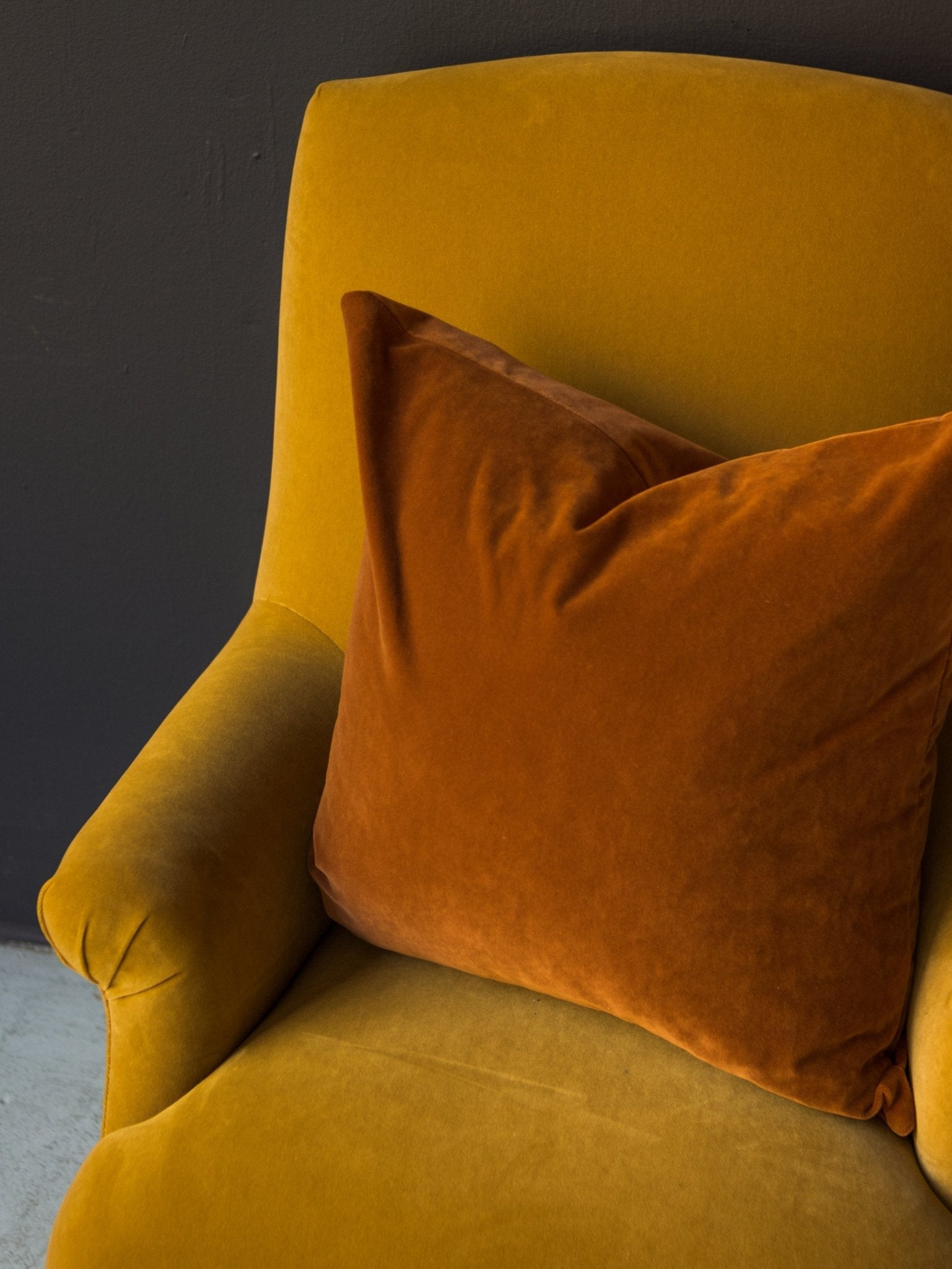 Bellecour Arm Chair | Emile Velvet Caramel