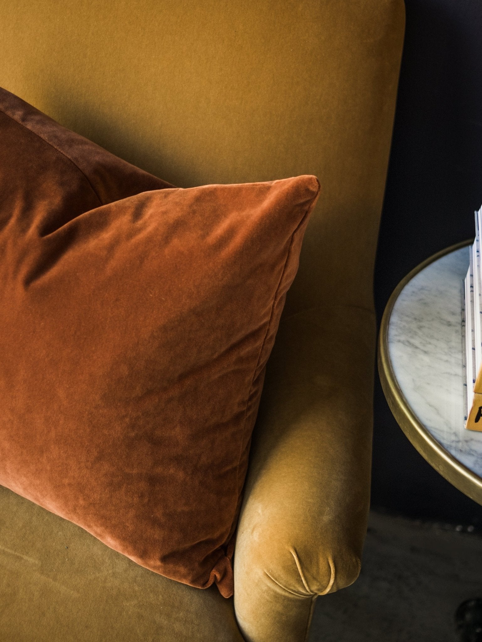 Bellecour Arm Chair | Emile Velvet Caramel