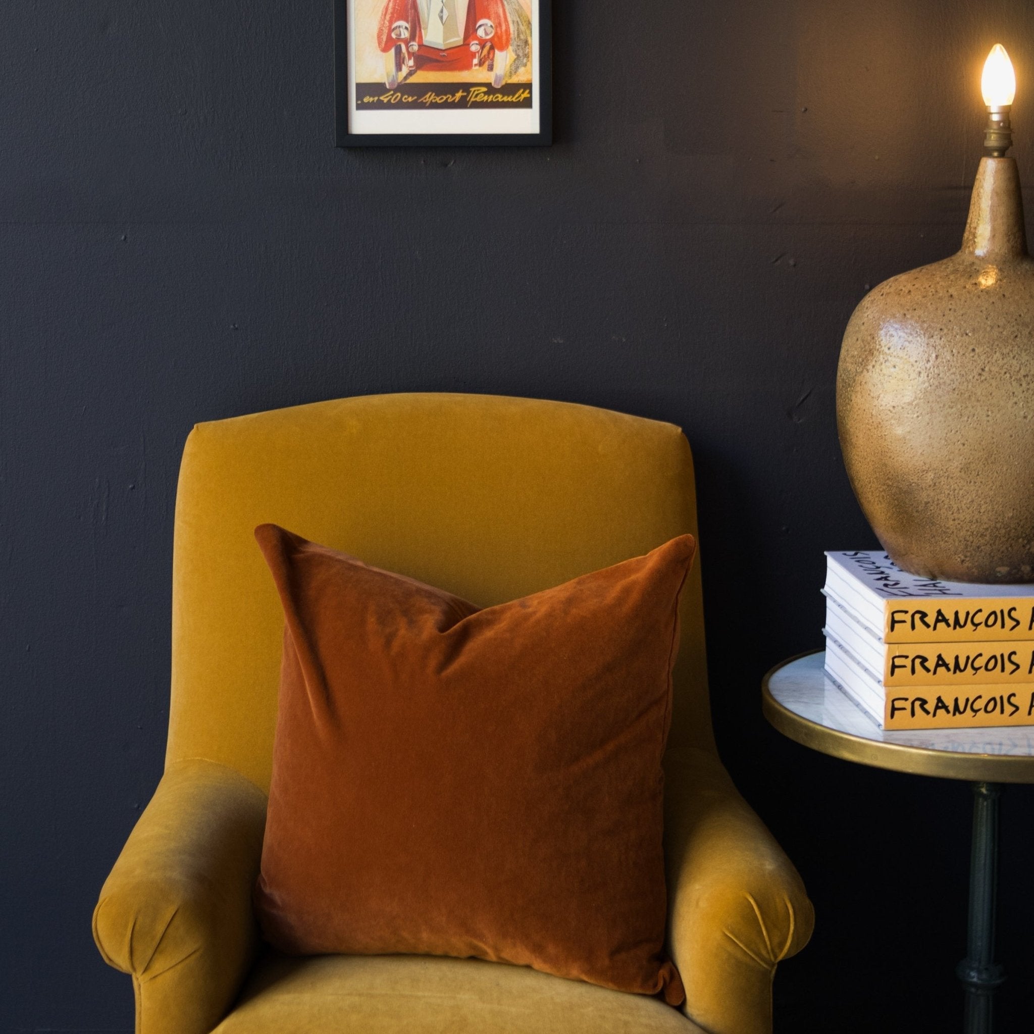 Bellecour Arm Chair | Emile Velvet Caramel