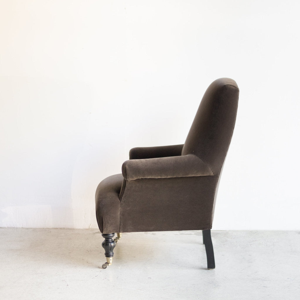 Bellecour Arm Chair | Emile Velvet Chocolate | Floor Sample