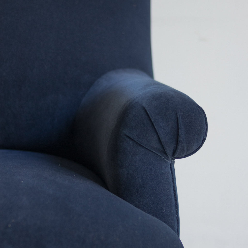 Bellecour Arm Chair | Emile Velvet Navy