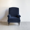 Bellecour Arm Chair | Emile Velvet Navy