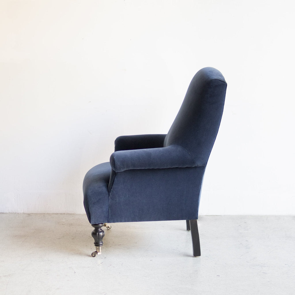 Bellecour Arm Chair | Emile Velvet Navy