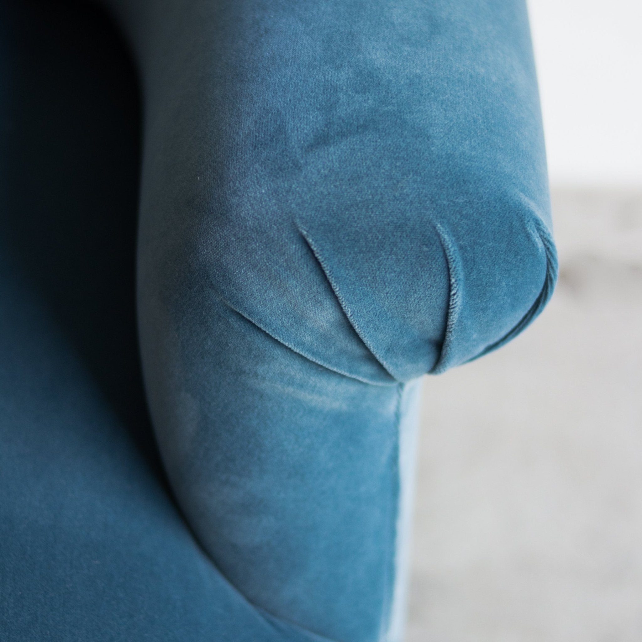 Bellecour Arm Chair | Emile Velvet Sea Blue
