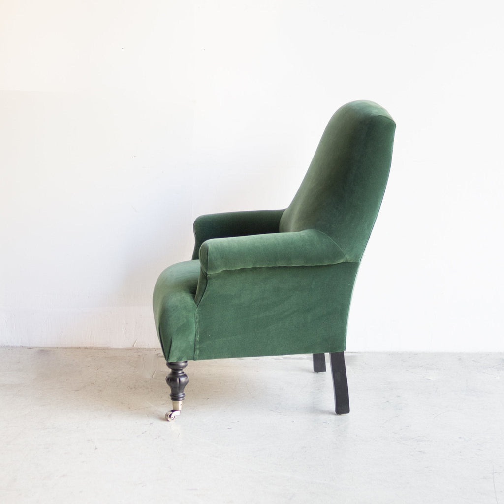 Bellecour Arm Chair | Emile Velvet Spruce | Floor Sample