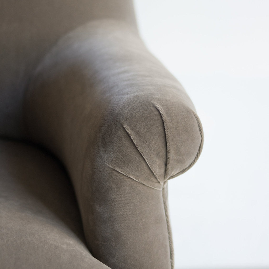 Bellecour Arm Chair | Emile Velvet Stone
