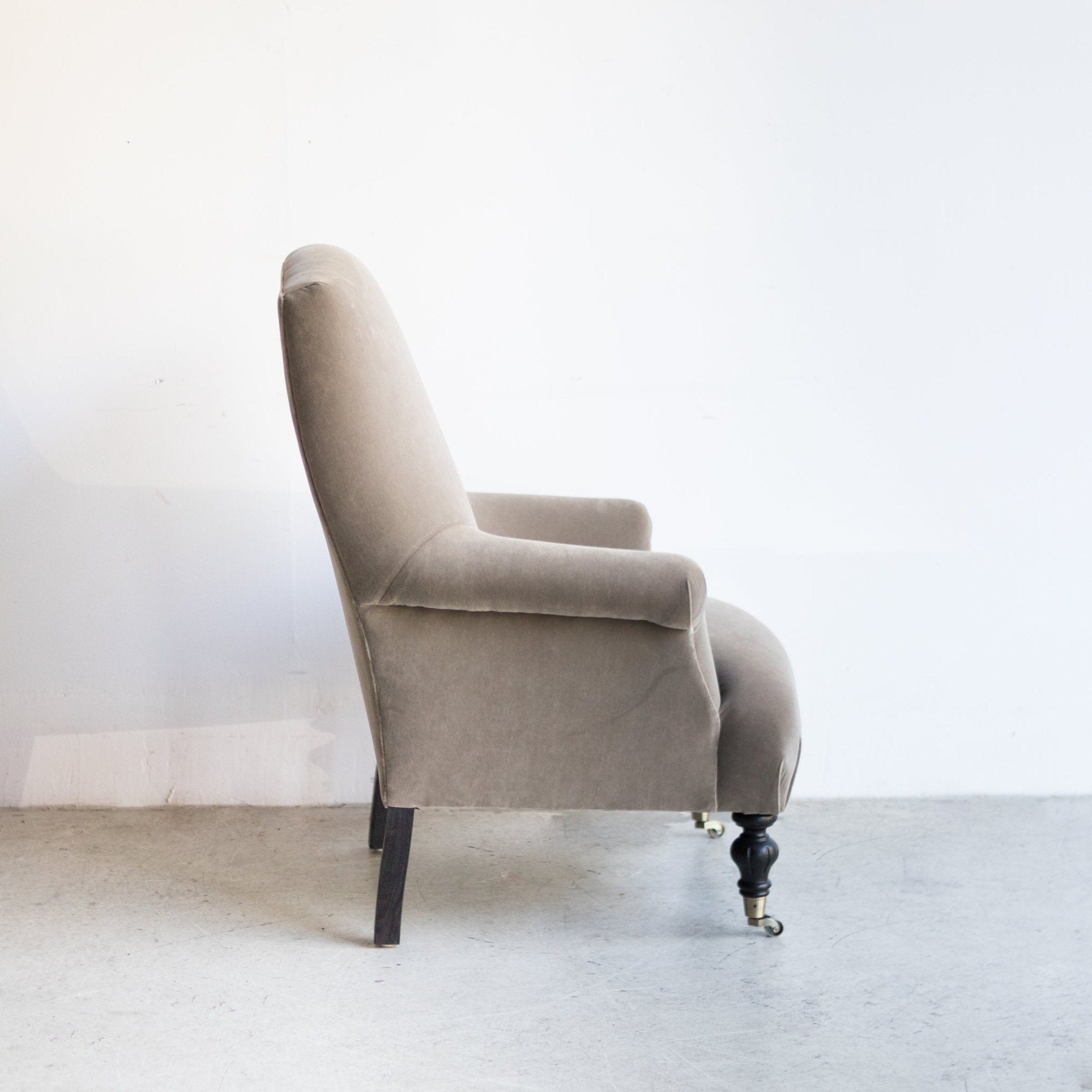 Bellecour Arm Chair | Emile Velvet Stone