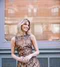 MASON by MASON'S DAUGHTER Carina Dress, Brown Jacquard