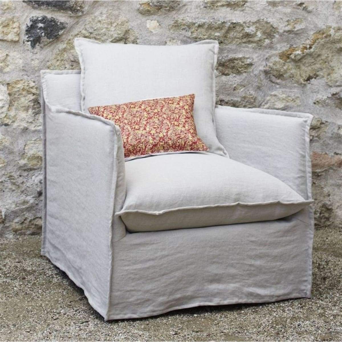 Chic Slipcovered Chair