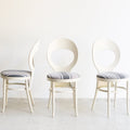 Vintage Seagull Chair with Mattress Ticking Seat