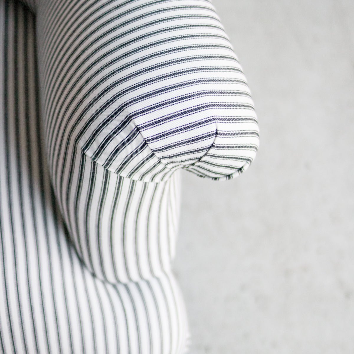 Vintage Ticking Stripe Settee
