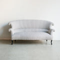 Vintage Ticking Stripe Settee