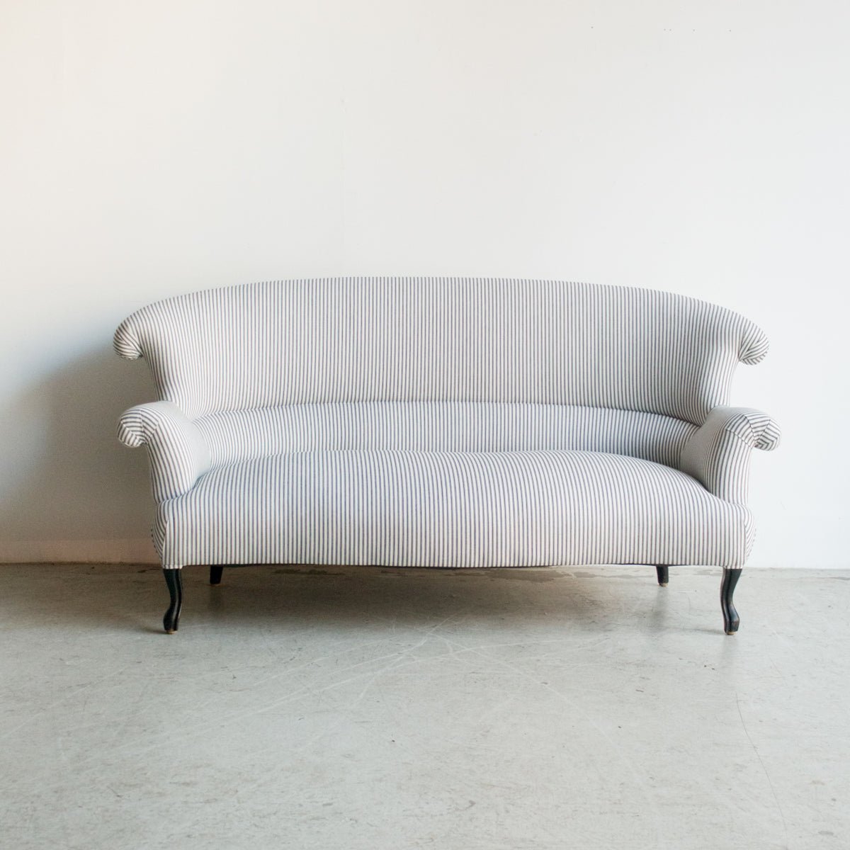 Vintage Ticking Stripe Settee
