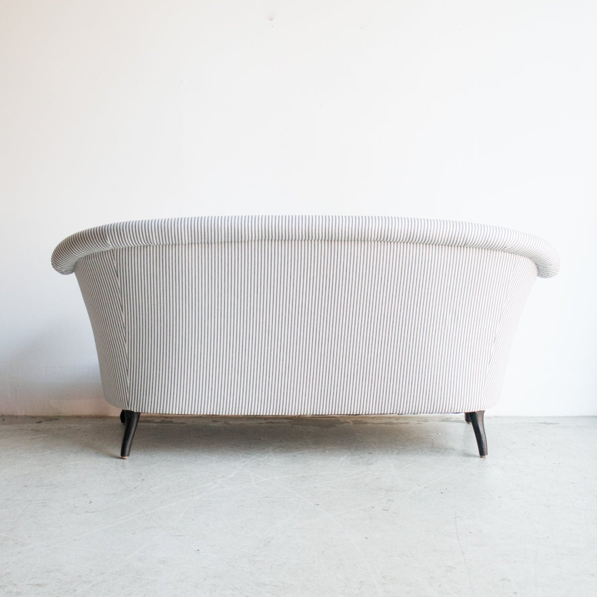 Vintage Ticking Stripe Settee